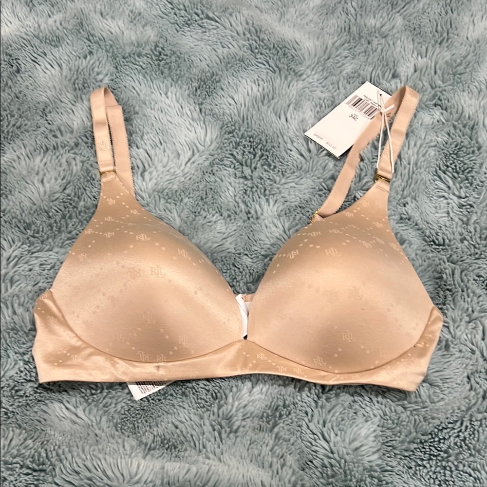 Ralph Lauren Tan Everyday Bra Smooth Adjustable Straps